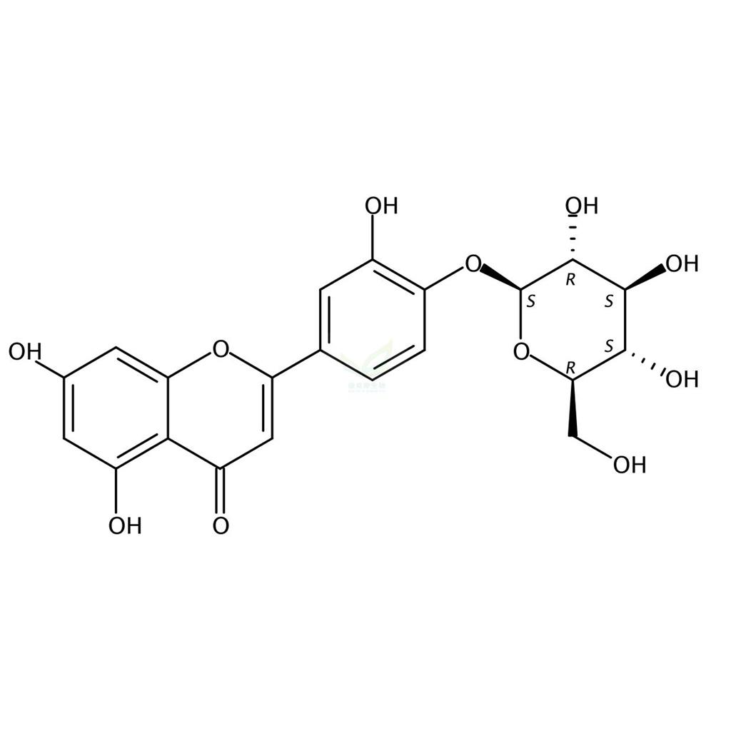 木犀草素-4′-O-葡萄糖苷  Luteolin-4′-O-glucoside 