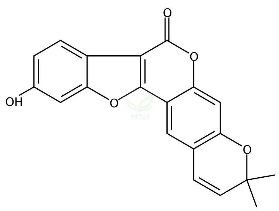 4′′,5′′-去氢异补骨脂定  4′′,5′′-dehydroisopsoralidin 