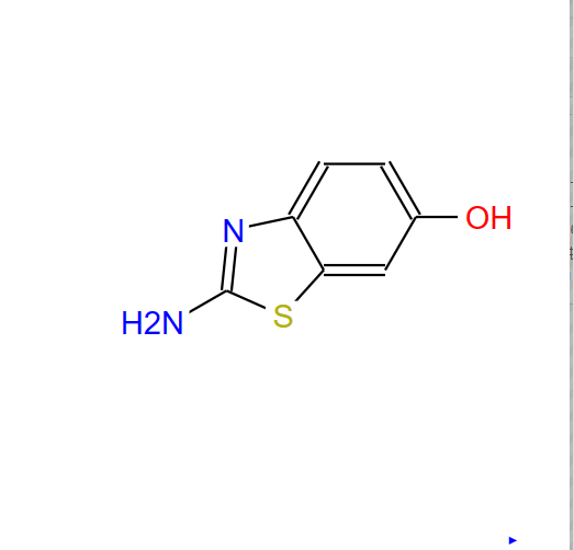 2-氨基-6-羟基苯并噻唑