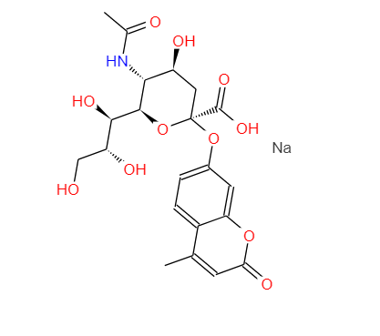(4-甲基伞形酮)-N-乙酰基-α-D-神经氨酸钠盐 76204-02-9