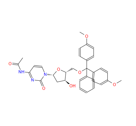 N-乙酰基-5'-O-(4,4'-二甲氧基三苯甲基)-2'-脱氧胞苷；100898-63-3