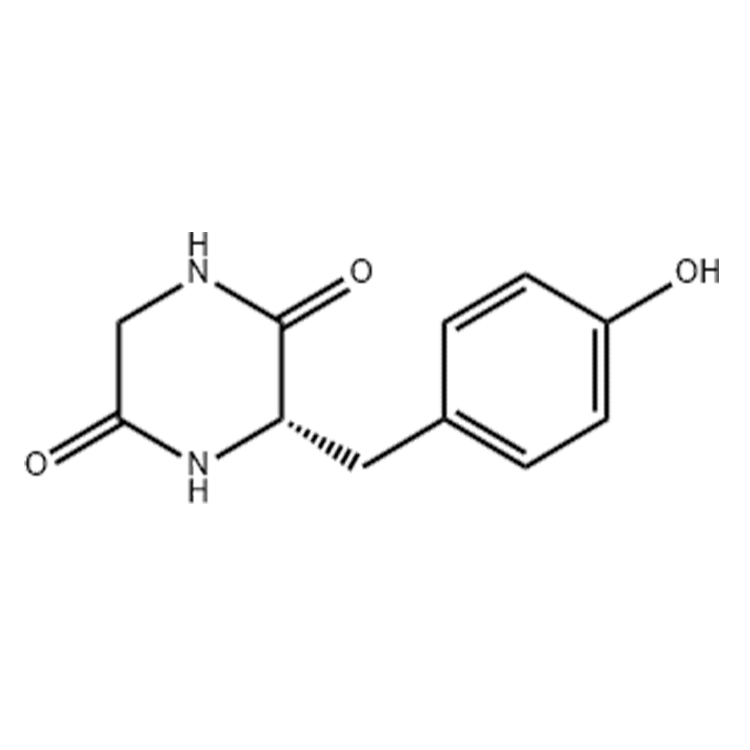 Cyclo(-Gly-Tyr)，5845-66-9，环(甘氨酰-酪氨酸)