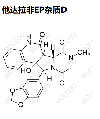 他达拉非EP杂质D  C22H19N3O6 
