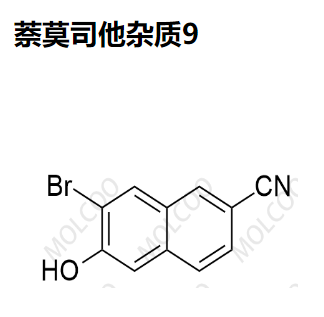 萘莫司他杂质9  1192026-58-6   C11H6BrNO 