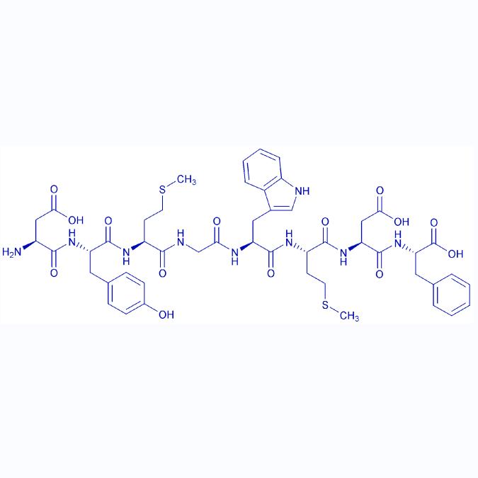 Cholecystokinin Octapeptide free acid (desulfated) 103974-46-5.png