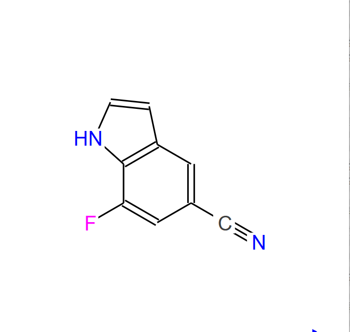  7-氟-1H-吲哚-5-甲腈