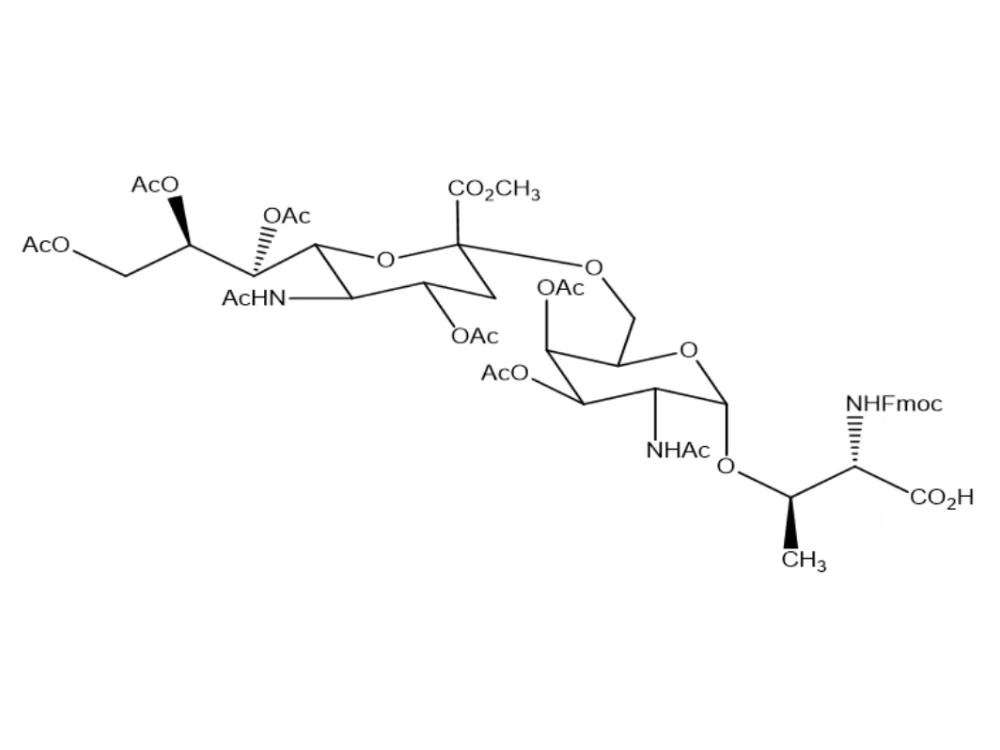 Fmoc-Thr(Me,Ac4Neu5Acα2-6Ac2GalNAcα)-OH