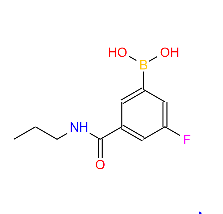 3-氟-5-(丙基氨甲酰基)苯基硼酸