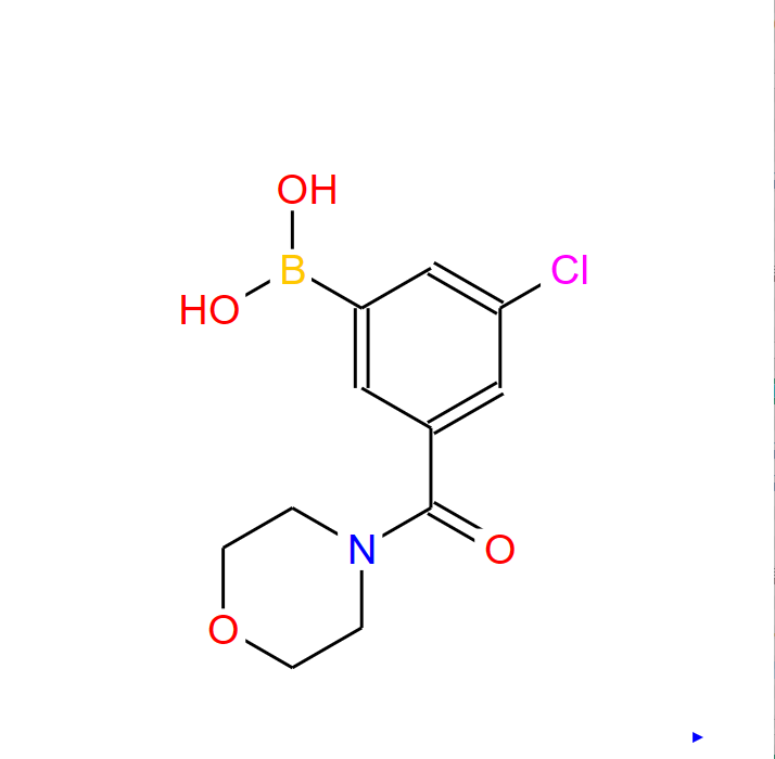3-氯-5-吗啉-4-羰基苯硼酸