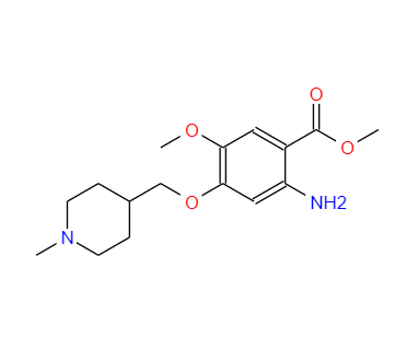 5-甲氧基-4-(1-甲基-4-甲氧基哌啶)-2-氨基苯甲酸甲酯 635678-10-3