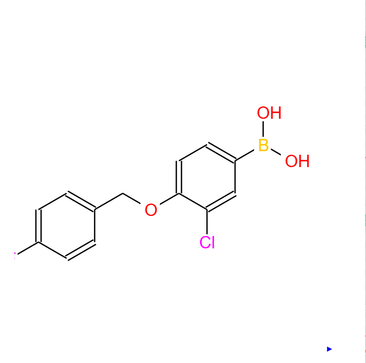 3-氯-4-(4'-氟苄氧基)苯基硼酸