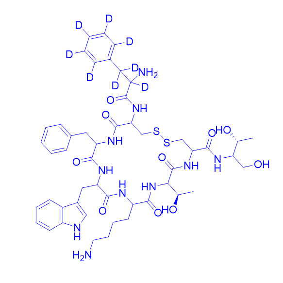 奥曲肽同位素杂质多肽/1240797-41-4/Octreotide Acetate D8