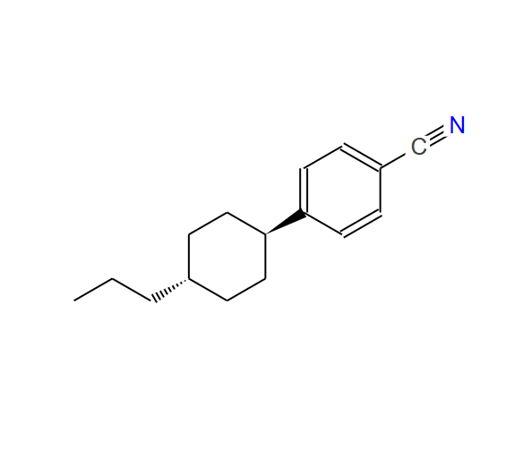 反式-4-(4-丙基环己基)苯腈 61203-99-4