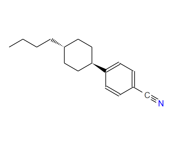 反-4-(4-丁基环己基)苯腈 61204-00-0