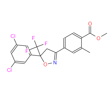 4-(5-(3,5-二氯苯基)-5-(三氟甲基)-4,5-二氢异噁唑-3-基)-2-甲基苯甲酸甲酯 864736-32-3
