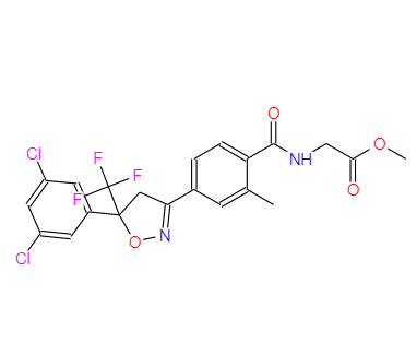 methyl (4-(5-(3,5-dichlorophenyl)-5-(trifluoromethyl)-4,5-dihydroisoxazol-3-yl)-2-methylbenzoyl)glycinate 864731-38-4