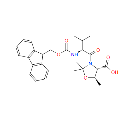 (4S,5R)-3-[(2S)-2-[[芴甲氧羰基]氨基]-3-甲基-1-氧代丁基]-2,2,5-三甲基-4-恶唑烷羧酸 168216-05-5