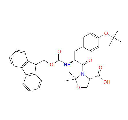 (4S)-3-[(2S)-3-[4-(叔丁氧基)苯基]-2-[[芴甲氧羰基]氨基]-1-氧代丙基]-2,2-二甲基-4-恶唑烷羧酸 878797-09-2