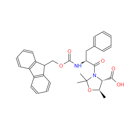 (4S,5R)-3-[(2S)-2-[[芴甲氧羰基]氨基]-1-氧代-3-苯基丙基]-2,2,5-三甲基-4-恶唑烷羧酸 1196703-48-6