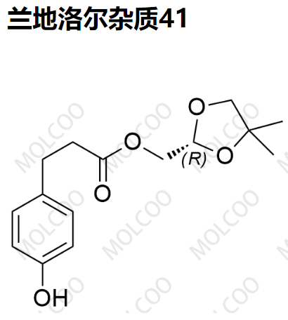 兰地洛尔杂质41 C15H20O5   (R)-(4,4-dimethyl-1,3-dioxolan-2-yl)methyl 3-(4-hydroxyphenyl)propanoate 