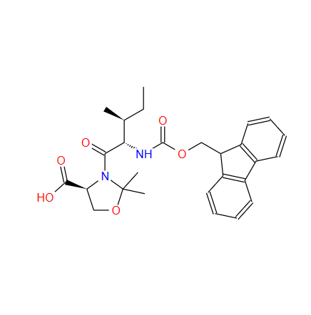 (4S)-3-[(2S,3S)-2-[[芴甲氧羰基]氨基]-3-甲基-1-氧代戊基]-2,2-二甲基-4-恶唑烷羧酸 1147996-34-6