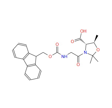 (4S,5R)-3-[2-[[芴甲氧羰基]氨基]乙酰基]-2,2,5-三甲基-4-恶唑烷羧酸 1262308-49-5