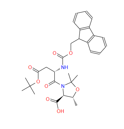 (BETAS,4S)-4-羧基-BETA-[[芴甲氧羰基]氨基]-2,2,5-三甲基-GAMMA-氧代-3-恶唑烷丁酸叔丁酯 920519-32-0