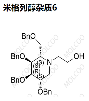 米格列醇杂质6  C36H41NO5 