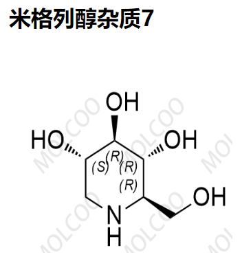 米格列醇杂质7  	19130-96-2   C6H13NO4