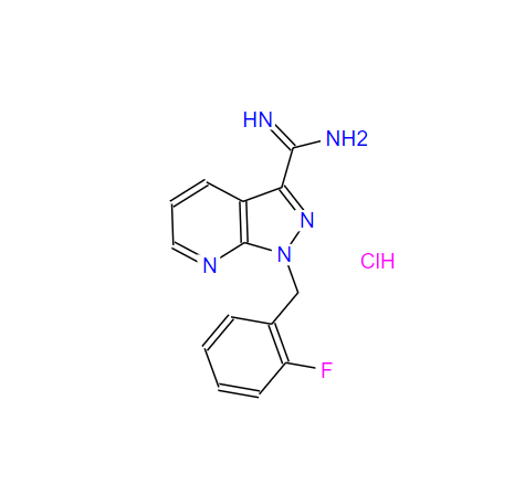 1-(2-氟苄基)-1H-吡唑并[3,4-B]吡啶-3-甲脒盐酸盐 256499-19-1