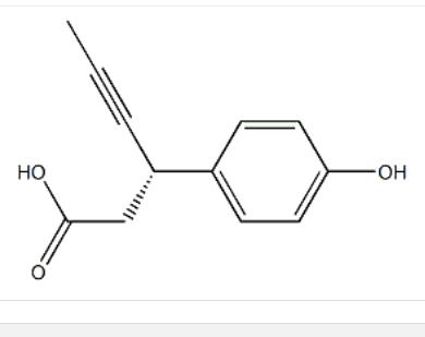 (3S)-3-(4-羟苯基)-4-已炔酸