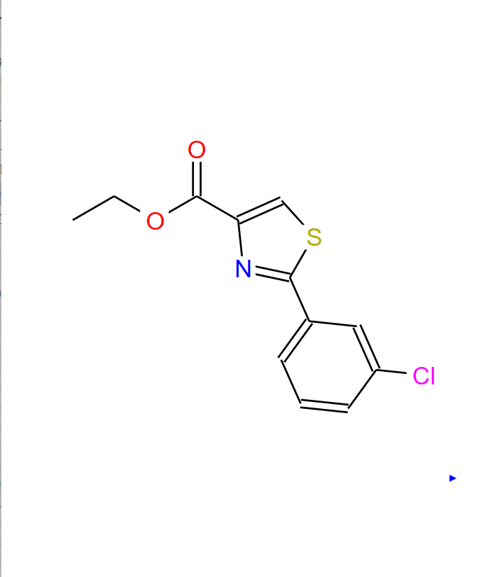 2-(3-氯苯基)-噻唑-4-羧酸乙酯 132089-34-0