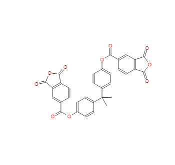 5-异苯并呋喃甲酸1,3-二氢-1,3-二氧基- 5,5'-[(1-甲基亚乙基)二4,1-苯烯]酯 2770-50-5