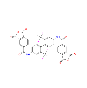 N,N’-(2,2-双(三氟甲基)-[1,1’-联苯]-4,4’-二基)双(1,3-二侧氧基-1,3-二氢异苯并呋喃-5-羧基酰胺 1226511-56-3