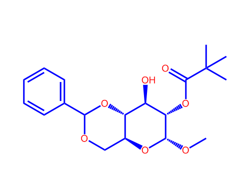 甲基4,6-O-亚苄基-2-O-特戊酰基-a-D-吡喃葡萄糖苷