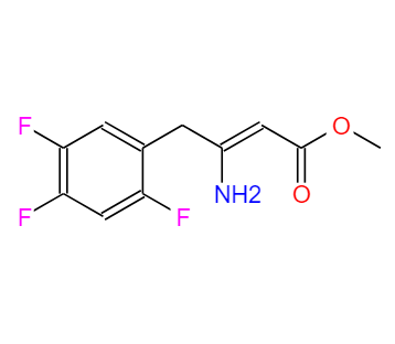 (Z)-3-氨基-4-(2,4,5-三氟苯基)-2-丁烯酸甲酯 881995-70-6