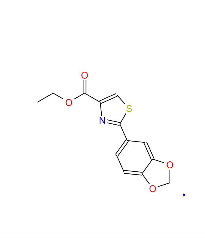 2-(苯并[D][1,3]二氧戊环-5-基)噻唑-4-甲酸乙酯 248249-53-8