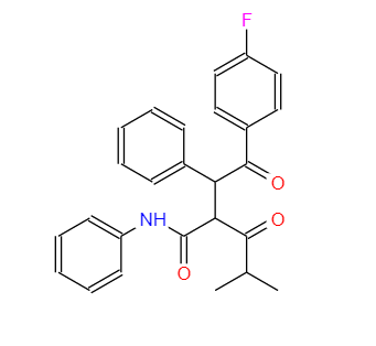 2-[2-(4-氟苯基)-2-氧代-1-苯基乙基]-4-甲基-3-氧代-N-苯基戊酰胺 125971-58-6