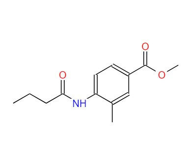 3-甲基-4-正丁酰胺基苯甲酸甲酯 301533-59-5