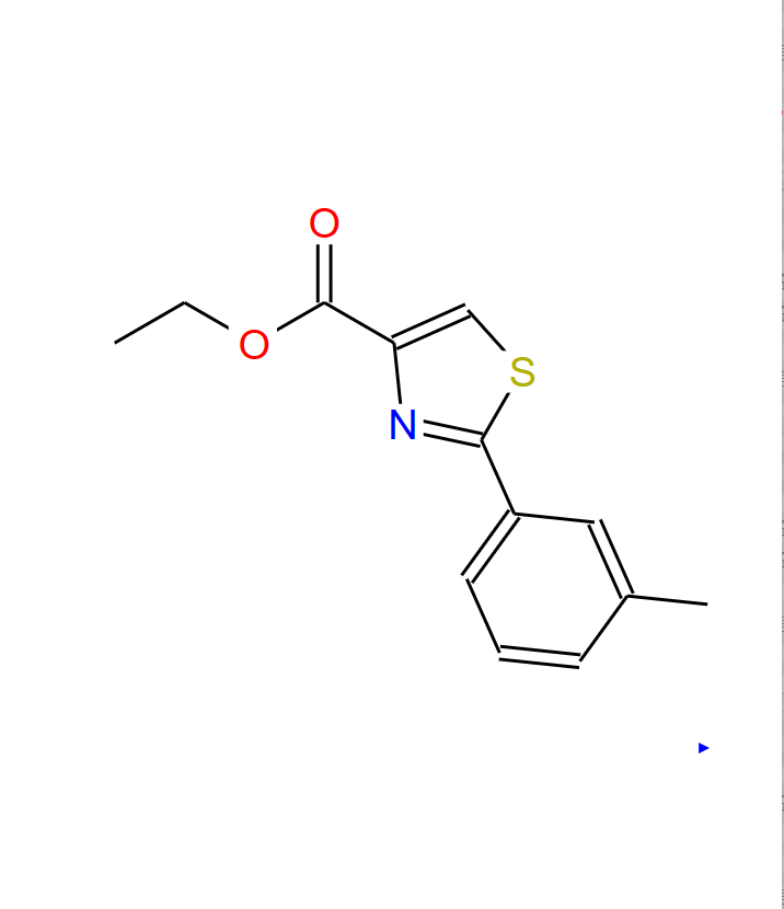 2-间甲苯-噻唑-4-羧酸乙酯 132089-33-9
