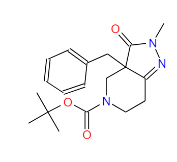 叔-丁基 3A-苯甲基-2-甲基-3-氧亚基-3A,4,6,7-四氢-2H-吡唑并[4,3-C]吡啶-5(3H)-甲酸基酯 193274-02-1