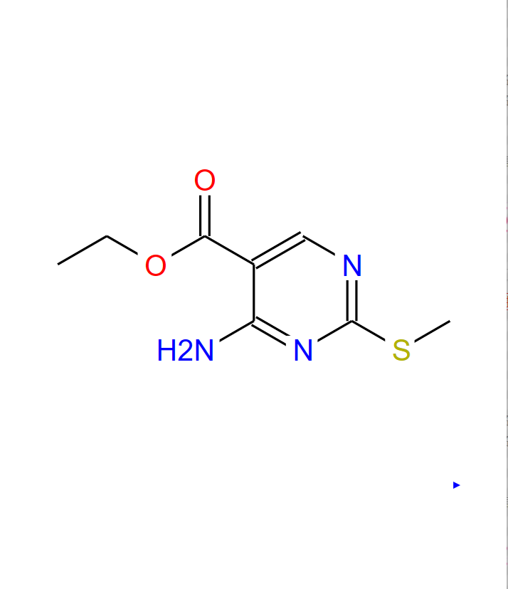 2-甲基巯基-4-氨基嘧啶-5-甲酸乙酯 776-53-4