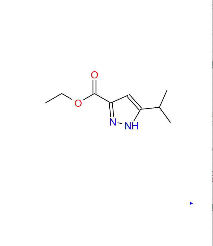 3-异丙基-1-H吡唑-5-甲酸乙酯 78208-72-7