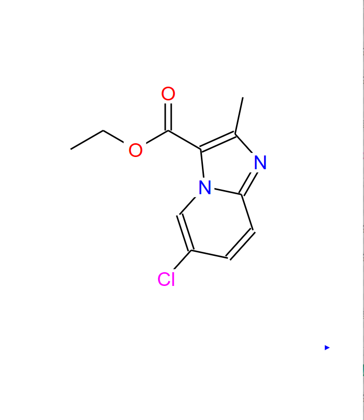 6-氯-2-甲基咪唑并[1,2-A]吡啶-3-甲酸乙酯 330858-13-4