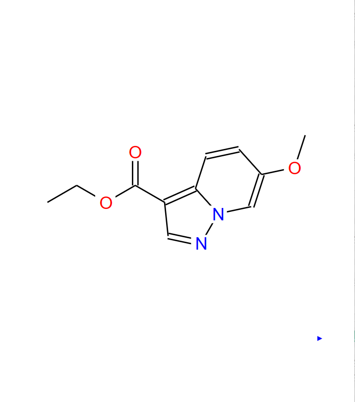 6-甲氧基吡唑并[1,5-A〕吡啶-3-甲酸乙酯 885276-41-5