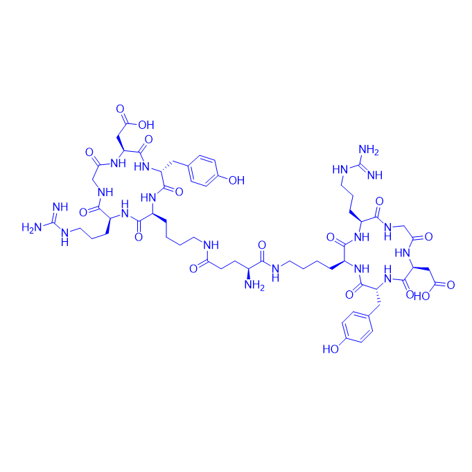 二聚体RGD环肽(RGDyK)/E[c(RGDyK)]c(RGDyK)