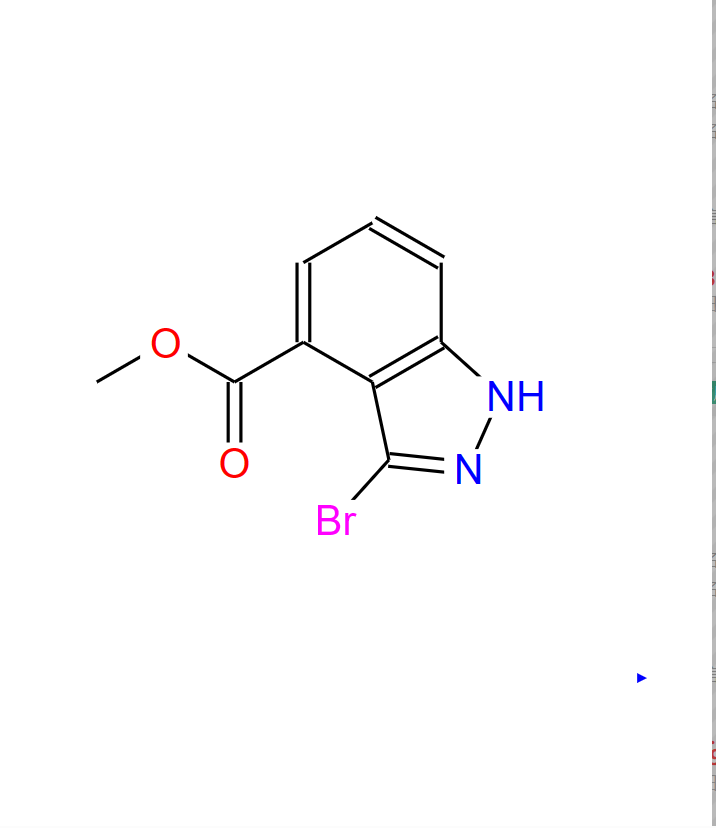 3-溴-吲唑-4-甲酸甲酯 885271-63-6