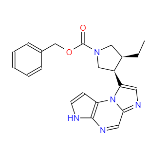 3S，4R)- 3-乙基-4-(3H-咪唑并[1,2-a]吡咯并[2,3-e]苄基吡嗪-8-基)吡咯烷-1-羧酸酯 2095311-51-4