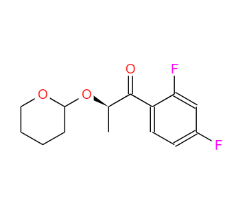 2R)-1-（2,4-二氟苯基）-2-[（四氢-2H-吡喃-2-基）氧基]-1-丙酮 126918-17-0