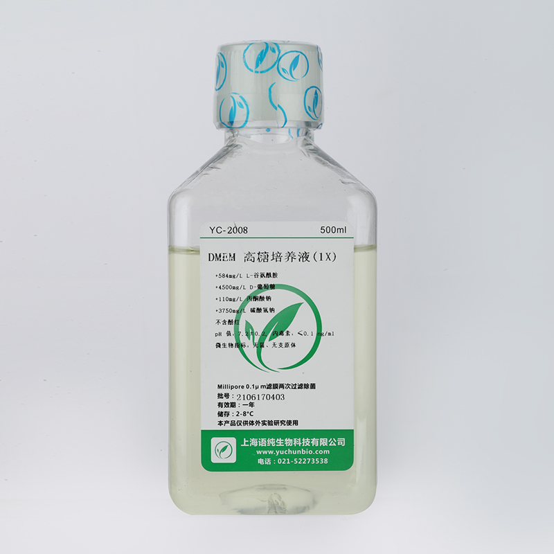 DMEM高糖培养基（不含L-谷氨酰胺、丙酮酸钠和酚红）（氨基酸缺陷定制）